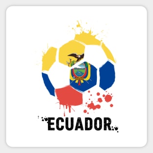 Ecuador Qatar 2022 World Cup, Ecuador Soccer Team 2022 Supporter Funny Ecuador Flag Futbol Sticker